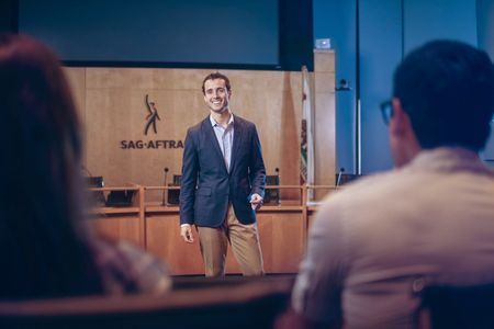 TSMA Chief Executive Ryan Walker at SAG-AFTRA National Headquarters on February 9, 2018 in Los Angeles, California.