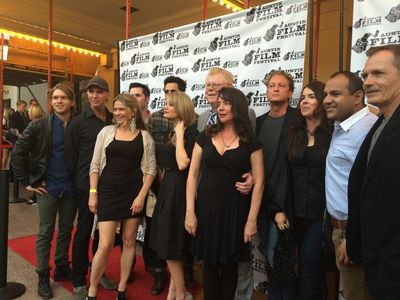 Cast, Producers, Director, Writers at Dawn Patrol world premier 2014