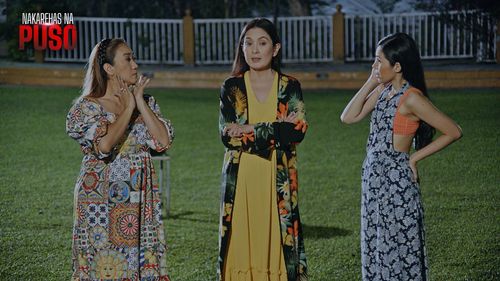 Jean Garcia, Dang Cruz, and Chanel Latorre in Nakarehas na puso (2022)