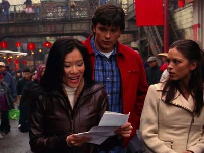 Michelle Goh, Kristin Kreuk, and Tom Welling in Smallville (2001)