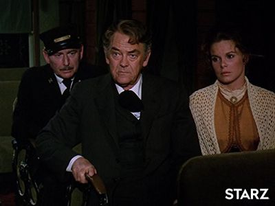 Sara Lane, John McIntire, and Ben Wright in The Virginian (1962)