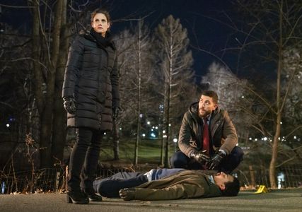 Missy Peregrym and Zeeko Zaki in FBI (2018)