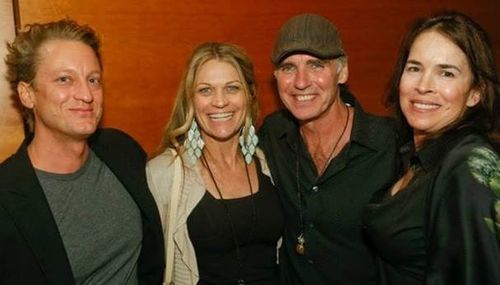 Brian Pittman, Dendrie Taylor, Jeff Fahey, Rachel Long at the Dawn Patrol world premier; Austin Film Festival 2014