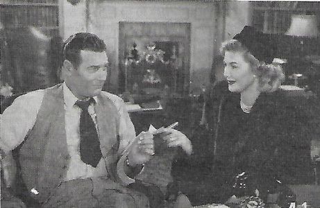 Richard Arlen and Veda Ann Borg in Accomplice (1946)