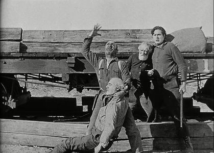 J. Farrell MacDonald, John M. O'Brien, Francis Powers, and Jim Welch in The Iron Horse (1924)