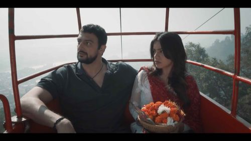 Arunoday Singh and Nidhi Singh in Apharan (2018)