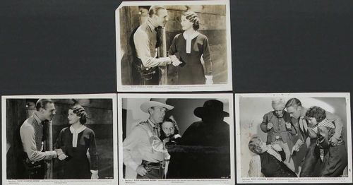 Randolph Scott, Mrs. Leslie Carter, Charles 'Chic' Sale, and Ann Sheridan in Rocky Mountain Mystery (1935)