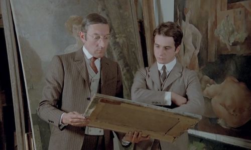 Marcel Berbert and Jean-Pierre Léaud in Two English Girls (1971)