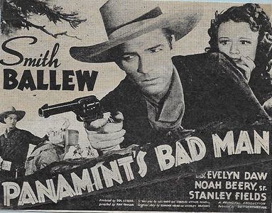 Smith Ballew, Evelyn Daw, and Harry Woods in Panamint's Bad Man (1938)