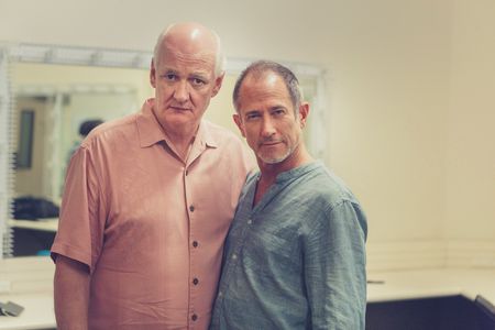 Colin Mochrie and Michael Robinson