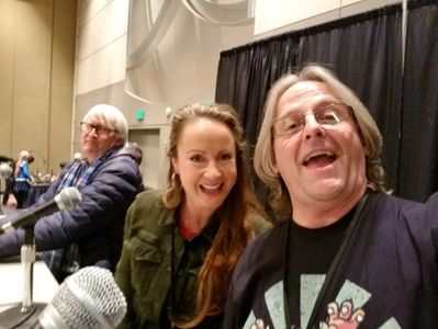 Charles Martinet, Kenny James, and Samantha Kelly