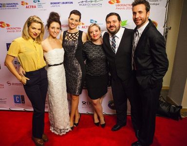 UBCP AWARDS - Nominee (L-R) Ali Liebert, Christina Sicoli, Erica Caroll, Michelle Ouellet, Nicholas Carella, Peter Benso