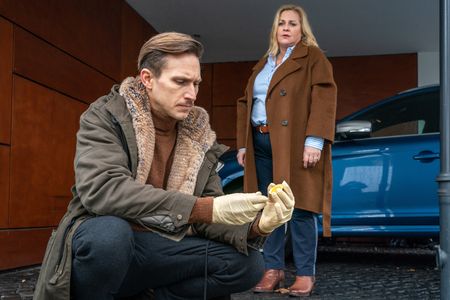 Petra Kleinert and Johannes Hendrik Langer in Leipzig Homicide: Tödliches Schweigen (2023)