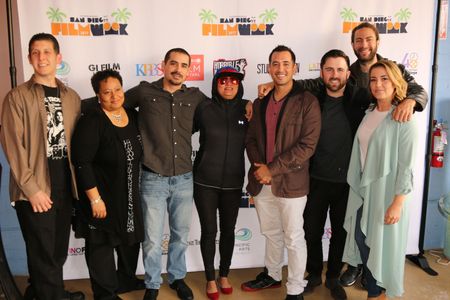 Jeanette Di Pinza, George Jac, Sharon J. Geyer, Luke Anthony Pensabene, Tony Olmos, C.J. Martinez, and Raye Richards at 