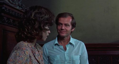 Jack Nicholson and Maria Schneider in The Passenger (1975)