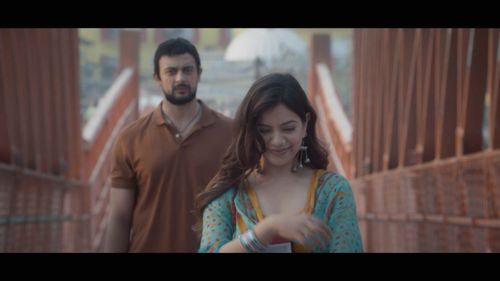 Arunoday Singh and Nidhi Singh in Apharan (2018)