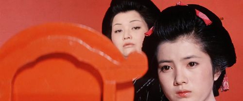 Masumi Harukawa and Kyoko Yoshizawa in Zatoichi in Desperation (1972)