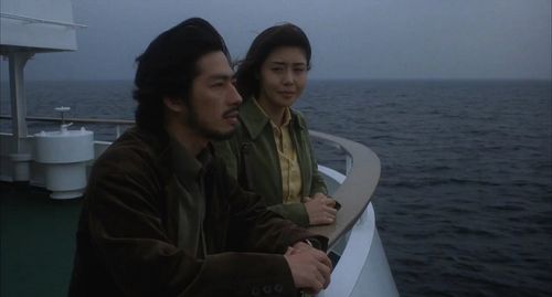 Nanako Matsushima and Hiroyuki Sanada in Ringu (1998)