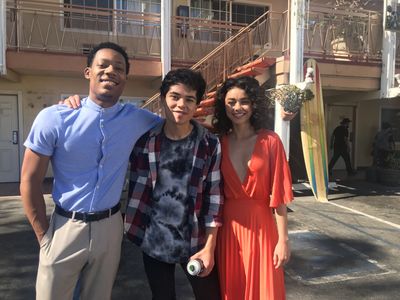 Sarah Hyland, Tyler James Williams, and Martin Martinez