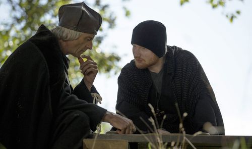 Trevor Sellers and Ed Sheeran in The Bastard Executioner (2015)