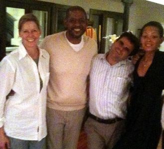 Susan Savage, Forrest Whitaker, chef Pascal Merrillou & Keisha Whitaker