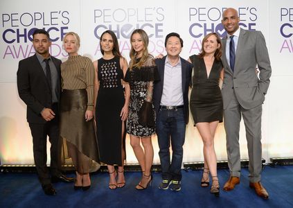 Piper Perabo, Wilmer Valderrama, Jordana Brewster, Ken Jeong, Boris Kodjoe, Molly Shannon, and Jamie Chung at an event f