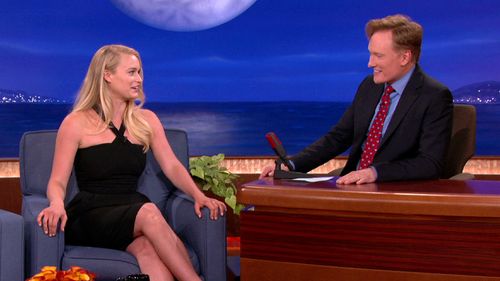 Conan O'Brien and Leven Rambin in Conan (2010)