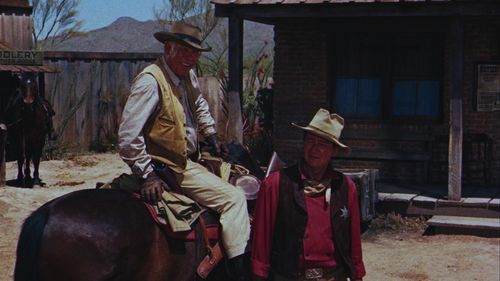 John Wayne and Ward Bond in Rio Bravo (1959)