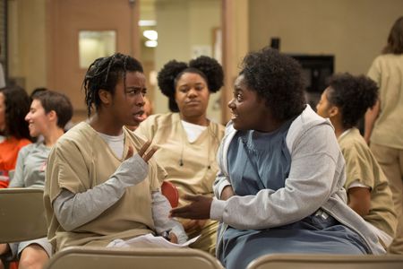 Uzo Aduba, Adrienne C. Moore, and Danielle Brooks in Orange Is the New Black (2013)