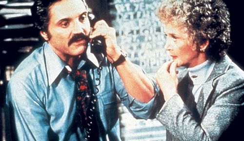 Barbara Barrie and Hal Linden in Barney Miller (1975)