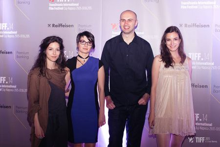 Adrian Tofei, Alexandra Stroe, Florentina Hariton, and Sonia Teodoriu at an event for Be My Cat: A Film for Anne (2015)