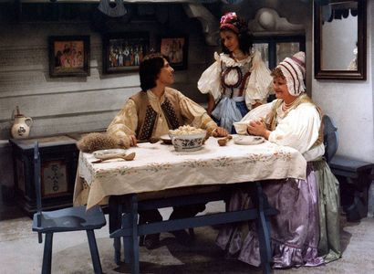 Yvetta Blanarovicová, Karel Greif, and Gabriela Wilhelmová in Dvanáct mesícku (1992)