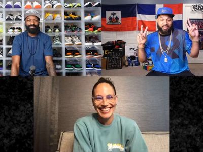 Sue Bird, The Kid Mero, and Desus Nice in Desus & Mero: Fully Accredited Institution (2020)