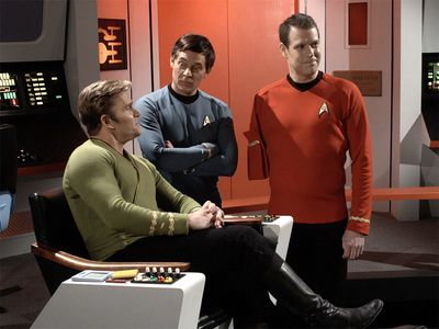 Chuck Huber, Vic Mignogna, and Steven Dengler in Star Trek Continues (2013)