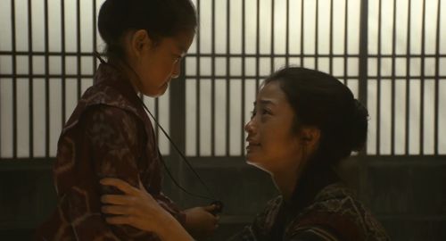 Aya Ueto and Kokone Hamada in Oshin (2013)