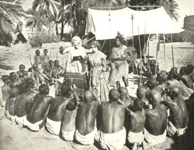 J.J. Clark, Gene Gauntier, and Robert G. Vignola in Missionaries in Darkest Africa (1912)