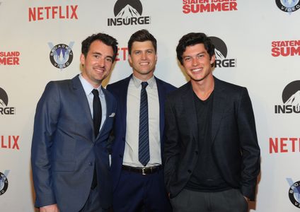 Rhys Thomas, Graham Phillips, and Colin Jost at an event for Staten Island Summer (2015)