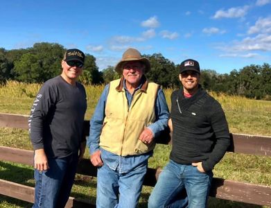 He’s a Cowboy shoot behind the scenes: Andy Pursell Les McDowell Jered Allen