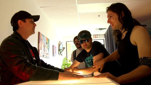 Matthew McManus, Paul Gallina, Max Eden, and Boris Godzinevski in Destination: Rad City (2014)