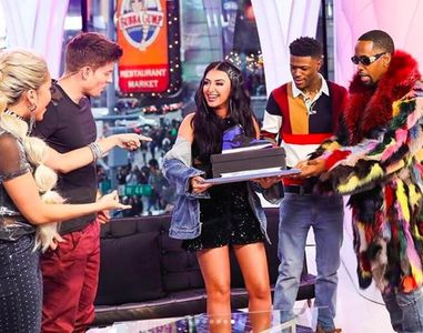 Host Tamara Dhia for TRL on November 22, 2017 in New York City.