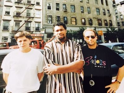 Wayne Keeley with KRS ONE