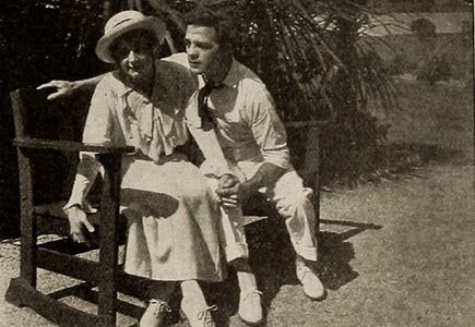 Edward Coxen and Winifred Greenwood in The Broken Barrier (1914)