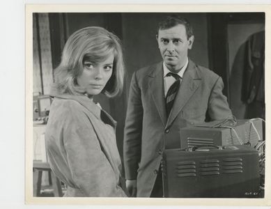 Barbara Lass and Michel Vitold in Rififi in Tokyo (1963)