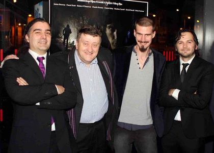 Rupert MacCarthy-Morrogh, Pascal Scott, James Browne, Paddy O'Shea. At Tree Keeper Premiere