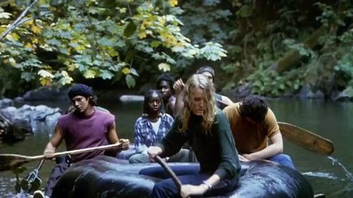 Daryl Hannah, Akosua Busia, Ernest Harden Jr., and Adrian Zmed in The Final Terror (1983)