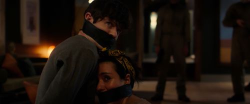 Catalina Sandino Moreno and Iwan Rheon in Barbarians (2021)