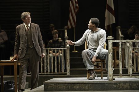 R.H. Thomson and Kudjo Fiakpui in To Kill A Mockingbird (Theatre Calgary)