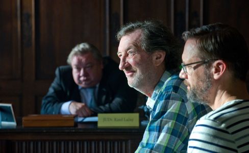 Norbert Lichý, David Matásek, and Bolek Polívka in Manzel na hodinu (2016)