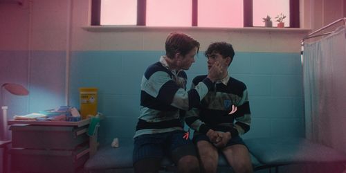 Joe Locke and Kit Connor in Heartstopper (2022)