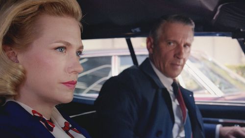 January Jones and Christopher Stanley in Mad Men (2007)